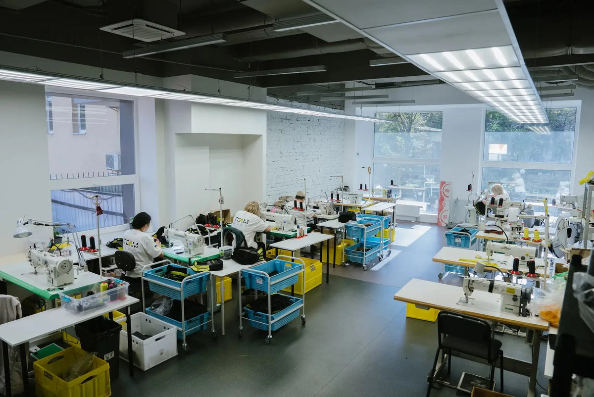 GUD sewing factory in Kyiv